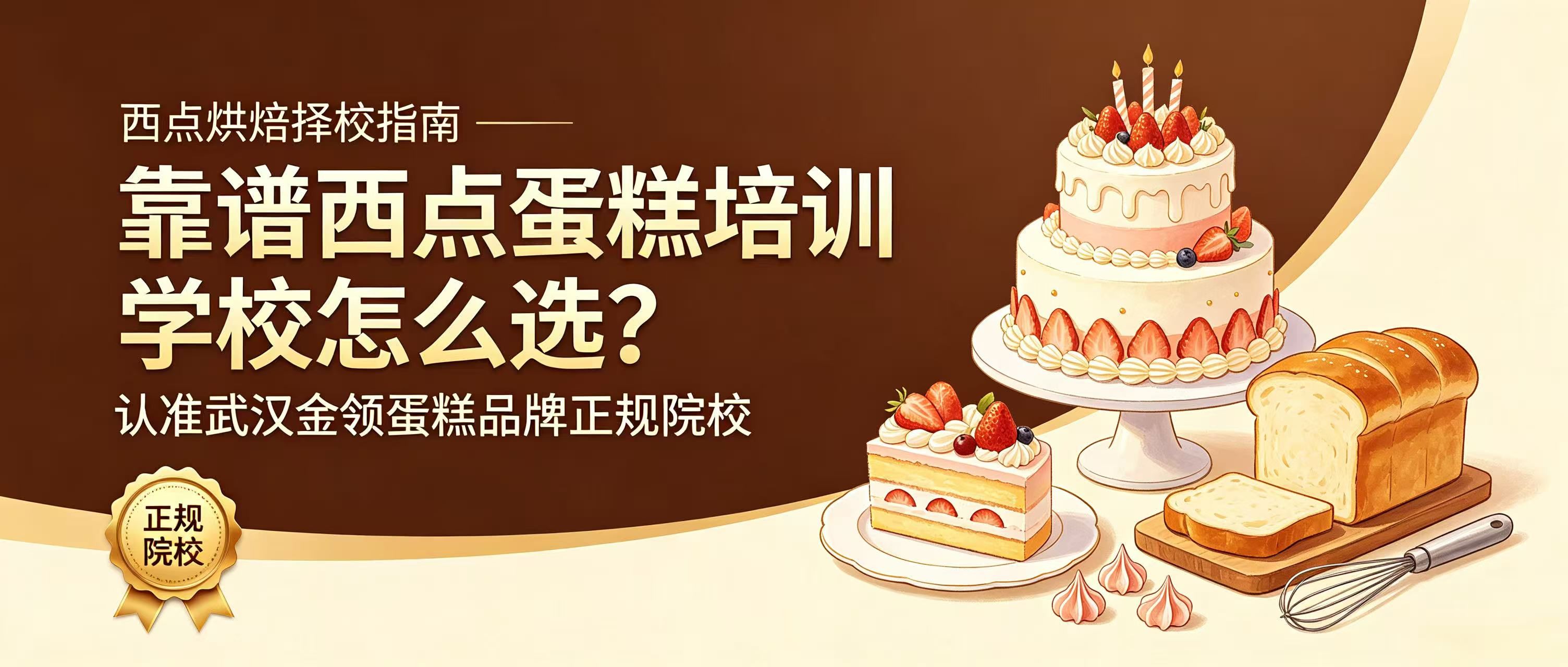 武汉蛋糕培训 学做蛋糕 烘焙培训
